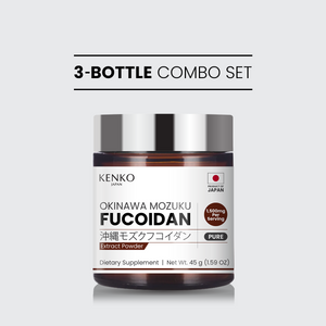 Bột Fucoidan Nguyên Chất Okinawa, Nhật Bản (Set 3 Tháng)